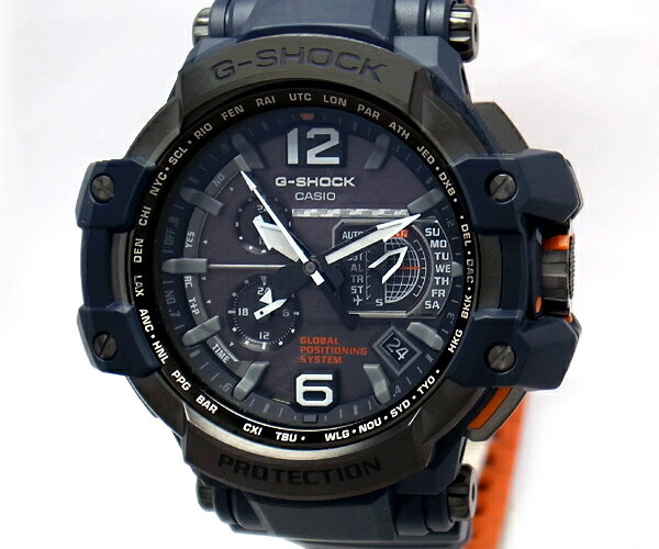 【緑屋質屋】カシオ　G-SHOCK(Gショック)　SKY COCKPIT　GPW-1000-2AJF　GPSハイブリット電波ソーラー　美品【中古】