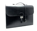 【緑屋質屋】エルメス サックアデペッシュ38cm ボックスカーフ/黒【中古】