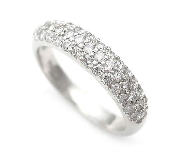 乐天商城 - 【緑屋質屋】特選ジュエリー　ダイヤモンドリング　0.50ct　Pt900【中古】