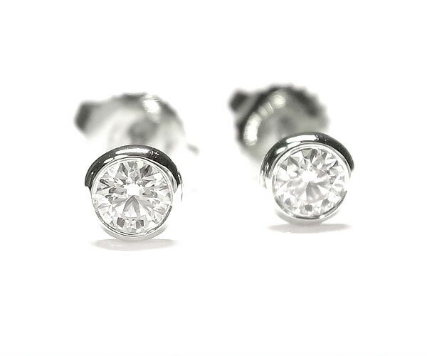 【緑屋質屋】ティファニー　バイザヤードピアス　Pt950【中古】のサムネイル