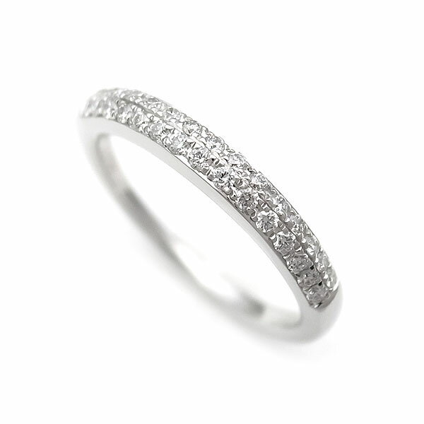 乐天商城 - 【緑屋質屋】ポンテヴェキオ パヴェダイヤモンド リング 0.23ct K18WG【中古】