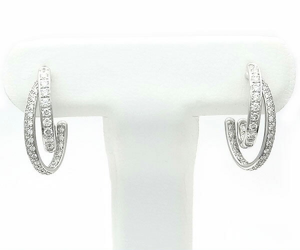 【緑屋質屋】ピアジェ　ポセションピアス　パヴェダイヤ　G38PY600　K18WG【中古】のサムネイル