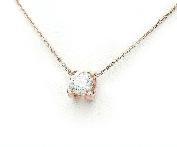 【緑屋質屋】カルティエ Cドゥカルティエダイヤネックレス 1.04ct D IF EX Ref.N7411900 K18PG【中古】