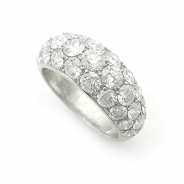 【緑屋質屋】ギメル(gimel)　パヴェダイヤリング　3.128ct　Pt950【中古】のサムネイル