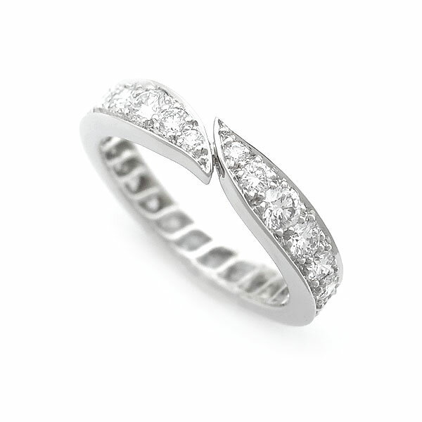 【緑屋質屋】ヴァンクリーフ＆アーペル　アカントエタニティ リング (フルサークル リング) #48【中古】のサムネイル