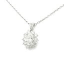 【緑屋質屋】ティファニー オーバル ダイヤモンド ネックレス 1.13ct F VVS1 Pt950【中古】
