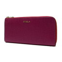 【緑屋質屋】フルラ(FURLA) バビロン L字ファスナー長財布 レザー/ダークレッド(CILIEGIA d)【中古】