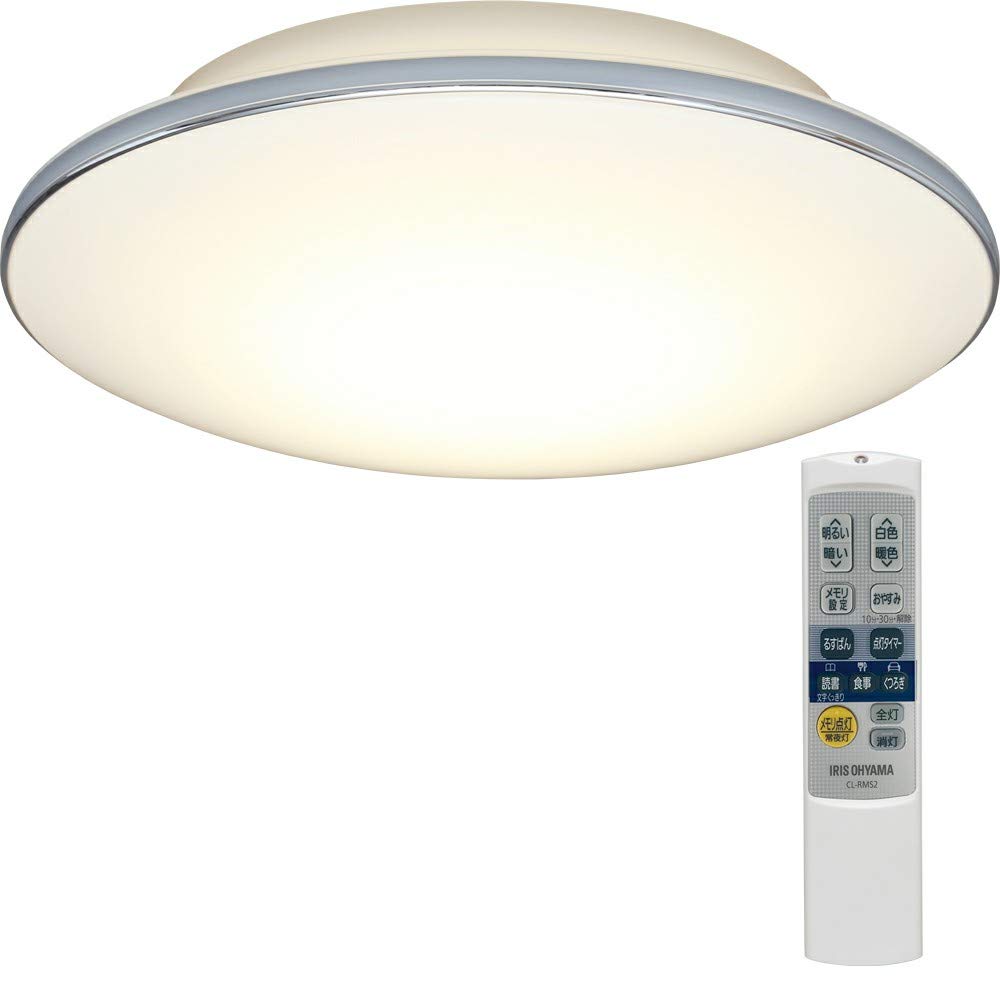 商品情報 商品の説明 居室空間によりピッタリなモールフレームタイプのLEDシーリングライトです。省エネ大賞受賞の新技術「メタルサーキット」を採用。従来より明るく、高い省エネ性能と全面発光でムラのない明るさを実現しました。【あかりをアレンジ】調光10段階+調色11段階+常夜灯2段階に調節ができます。【メモリー設定】点灯時の明るさ・光の色を記憶させ、メモリー点灯で再現できます。【おやすみタイマー】設定時間(10分・30分)で消灯する機能で、おやすみ時の消し忘れ防止に役立ちます。【るすばん機能】留守中でも点灯と消灯を毎日繰り返し、防犯に役立ちます。【点灯タイマー】好きな時間に設定すると自動点灯し、目覚まし代わりにもなります。【シーンボタン】設定された明かり(読書・食事・くつろぎ)が再現され、シーンに合わせて明かりを演出します。・ランプ寿命が約40000時間と長寿命。・シーリングライトを複数使用する際は、隣接する器具を同じチャンネルにする事で、1つのリモコンで複数のライトを操作することができます。・色がより自然に見える演色性を実現。・工事不要で、今お使いのシーリングライトから取り付けアダプターなしで付け替えができます。 主な仕様 商品サイズ(cm):直径約53.7×高さ約15.3 定格電圧:AC100V(50/60Hz) 定格消費電力:約35W セット内容:LEDシーリングライト本体、取り付け用スペーサー(角)、取り付け用スペーサー(丸)、リモコン、リモコンホルダー、単3形乾電池:2本、ネジ:2本、取扱説明書、保証書 待機電力:0.5W●光色:電球色~昼光色相当●器具光束:4000lm●演色性:Ra85●設計寿命:40,000時間●調光/調色:10/11段階●常夜灯:2段階●タイマー:おやすみタイマー(10・30分) 素材:材質:ポリプロピレン 本体重量(kg):