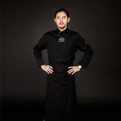 パリデザイン シェフエプロン☆v-folding apron black #AA1662☆飲食店・ホテル・サービスユニフォーム・接客・厨房・コックコート・エプロンの専門店♪ ☆a-montエプロン