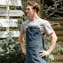ストラップを多様にカスタム可能な6種カラーのストラップ☆Strap Change Custom Bib DENIM Apron #AA1980 MID BLUE...