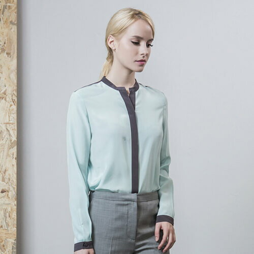 ġ[dumont] 100% Silk Blouse Mint #DMBL04 MT˥եǥʡ֥ a.montŹۥƥ롦...