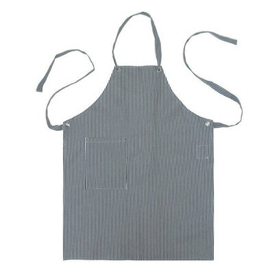 飲食店・サービスユニフォームカフェ・ベーカリー・レストランで大活躍！パリデザイン シェフエプロン☆Natural Stripe Canvas Aprons White #AA1307☆飲食店・ホテル・サービスユニフォーム・接客・厨房・コックコート・エプロンの専門店♪ ☆a-montエプロン