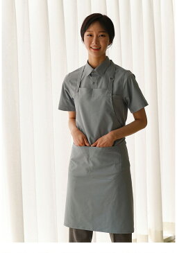 機能性素材の長所を最大限シェフエプロン☆Colmar wrinkle-free neck strap apron (Mint) #AA1962☆ユニフォームデザイナー専門ブランド a.mont☆飲食店・ホテル・サービスユニフォーム(制服)接客・厨房・コックコート・エプロンなどの専門店です♪ ☆a-mont
