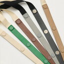 環境にやさしいビーガンレザーストラップ☆Eco-friendly vegan leather X apron strap #AA2041☆ユニフォームデザイナー...