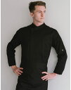シグネチャーバックサイドクーリング9分丈シェフコート☆Signature Backside Cooling Capri Chef Coat #AJ1972 BLACK☆飲食店/ホテル/サービスユニフォーム/接客/キッチン/コックコート/エプロン専門店 ♪ ☆ a-mont シェフコート