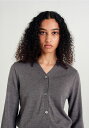 ウールブランド スタンダード カーディガン☆Woolland Standard Cardigan #AC2055 Grayアンバーブラウン☆のユニホームデザイナ...