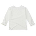 適度な厚みのコットン100%素材☆boat-neck washing cotton round tee (Ivory) #AT1757☆ユニフォームデザイナー専...