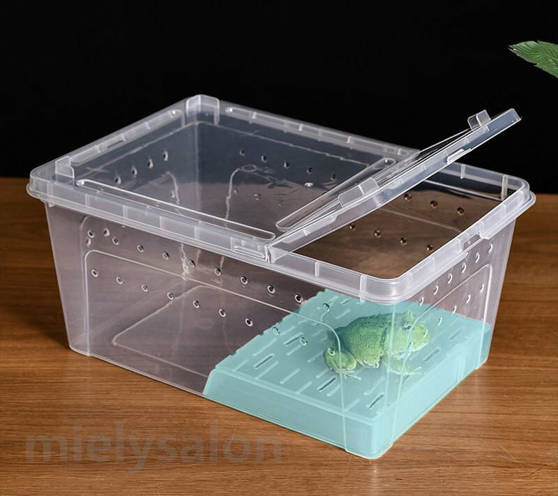 送料無料 飼育ケース プラスチックケース プラケース 両生類 爬虫類 昆虫 小動物用...