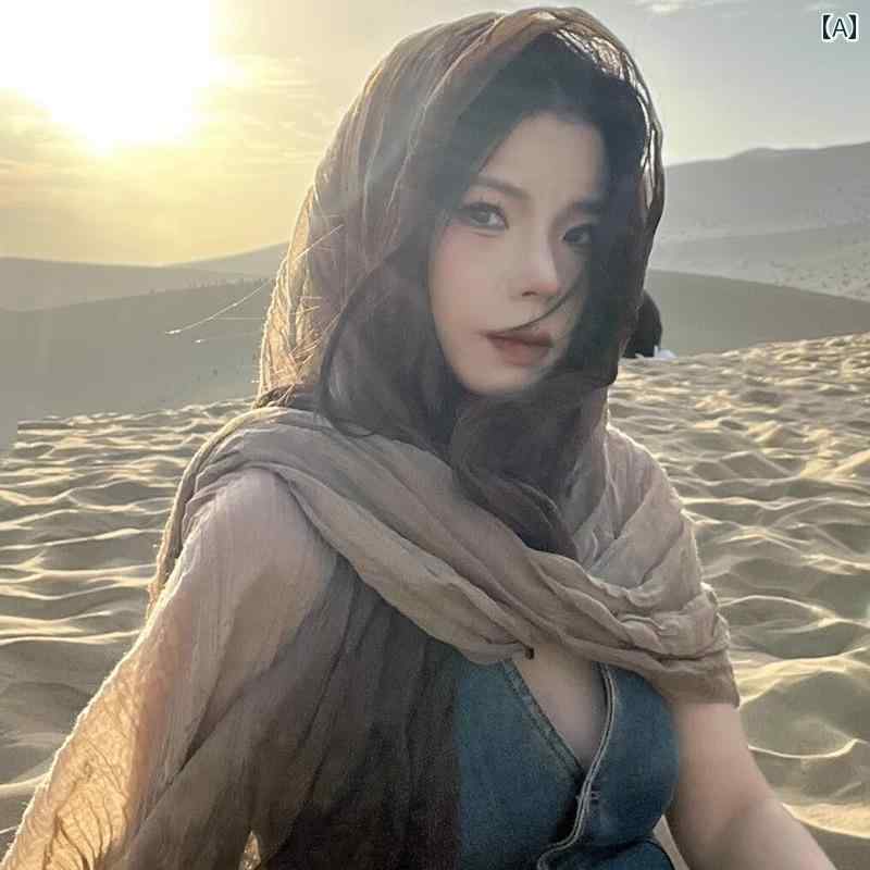 かわいい かっこいい アクセサリー バンダナ おしゃれ ヘアバンド レトロ 荒野 スカーフ 女性 2025 北..