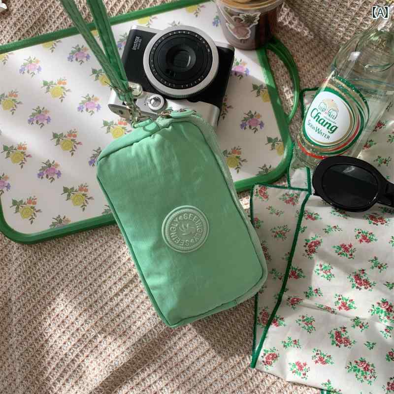 使いやすい かわいい おしゃれ ベルト コインケース ミニ財布 ショルダー ナイロン 収納 バッグ小銭入れ ポータブル大容量 ミニ カードホルダー 口紅 雑貨 バッグ 学生 女の子