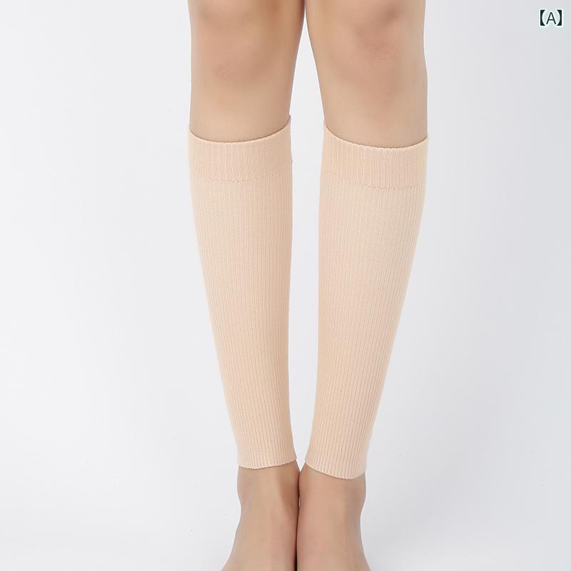 冷え性 オールシーズン用 滑り止め ソックス ワイドレッグウォーマー 靴下 レッグガード 長袖 エアコン 付き 部屋 夏 薄手 ふくらはぎ 保護 暖かい 靴下 男女兼用 フットカバー レッグカバー 防寒 足首(4)