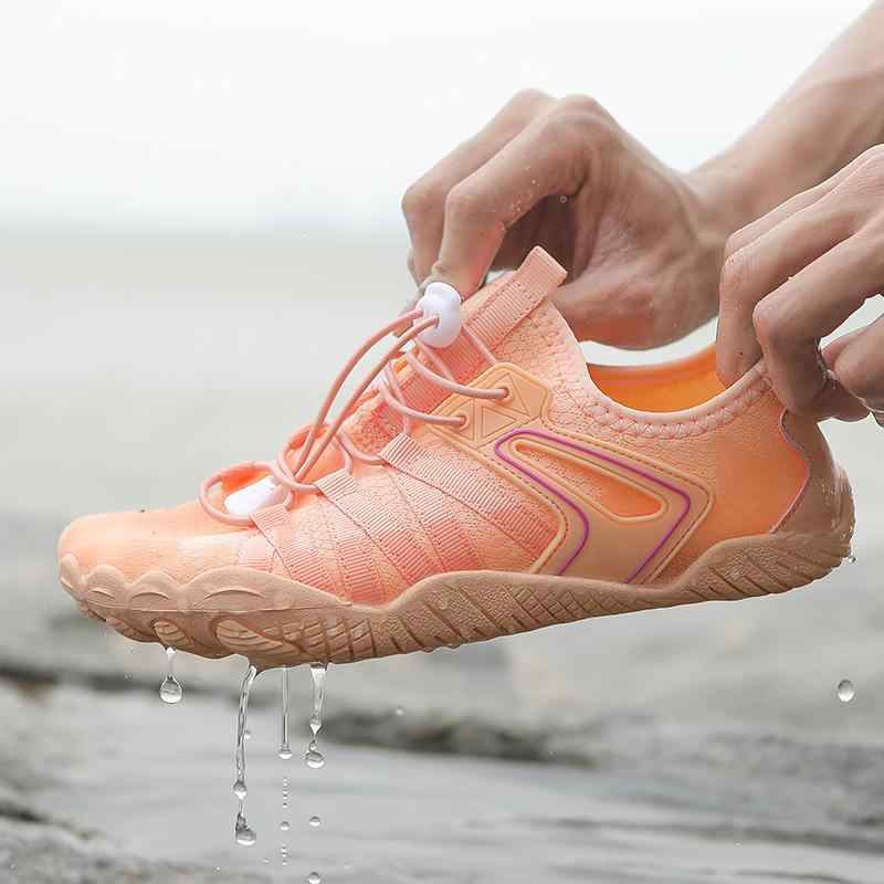 通気性抜群 素足象徴 滑り止め 軽量 スニーカー オシャレ サンダル 速乾の リバー トレース シューズ ..