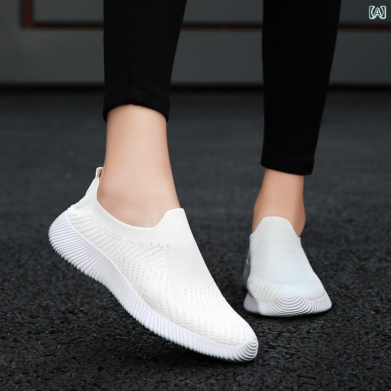 レディース ソックス シューズ カップル シューズ 2025 ナースシューズ ソフト ソール 通気性 疲れにく..