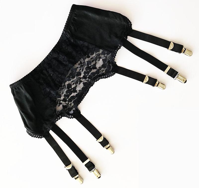 ガーター　リング　レディース フランス ロマンチックな 6 フック ウエスト 魅惑的 爪 ダックビル バッ..