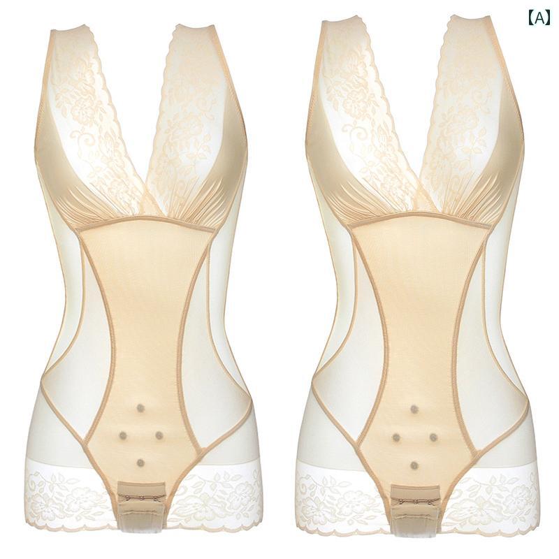 下着　薄型　レディース ZANTING ボディ シェイピング ガーメント お腹を 引き締め ウエストを ヒップ アップ 産後 ワンピース 女性用 腹部 縮小および 薄型 コルセット