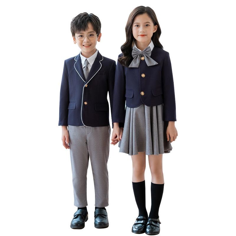 キッズ フォーマル スーツ 春秋 男女兼用 小学生 制服 幼稚園 ジャケット パンツ スカート セットアッ..