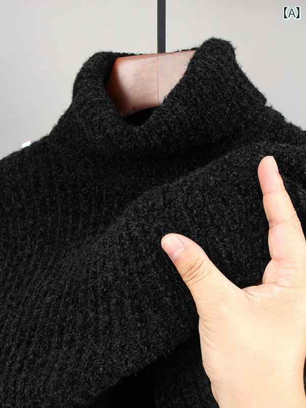 タートルネックセーター ピエール・ カルダン 冬 ハイ ネック メンズ 厚手 セーター シェニール ニット..