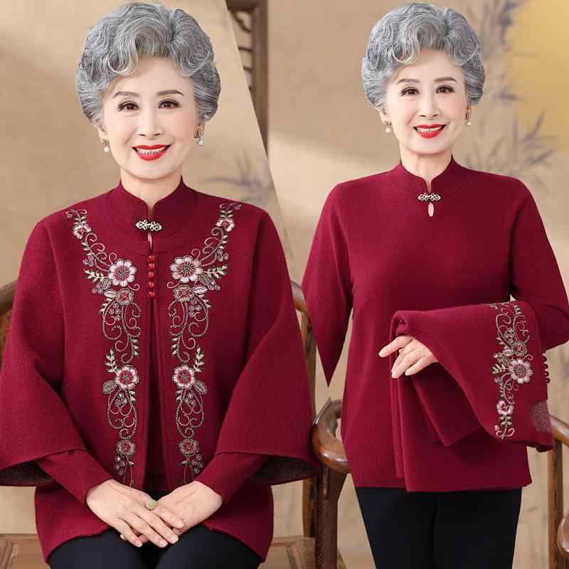 婦人服 秋冬 スーツ 60歳 70歳 お母様 2点 3点セット コート おばあちゃん 優雅 花モチー ...