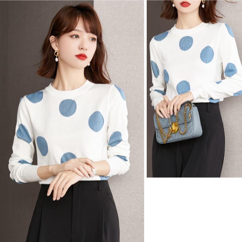 レディース トップス 秋冬 女性 母 ママ カジュアル レイヤリング ショート シャツ 長袖 プルオーバー ..