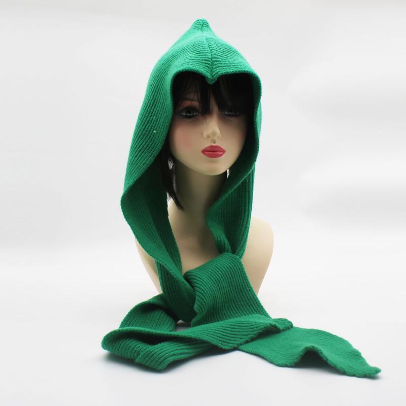 マフラー レディース ニット帽 ネックウォーマー ストール 多機能一体型 毛糸 ウール 厚手 防寒 あった..