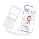 【送料無料】Mies′ ハンドル式 鼻吸引器 シリコンストロー付き 逆流防止タンク 鼻水吸引器