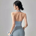 スポーツブラ フィットネスブラ エクササイズブラ 胸パッド付き 女性用 耐衝撃 美背中 夏用 エクササイズ フィットネス ヨガ ピラティス ランニング ストレッチ トレーニングウェア