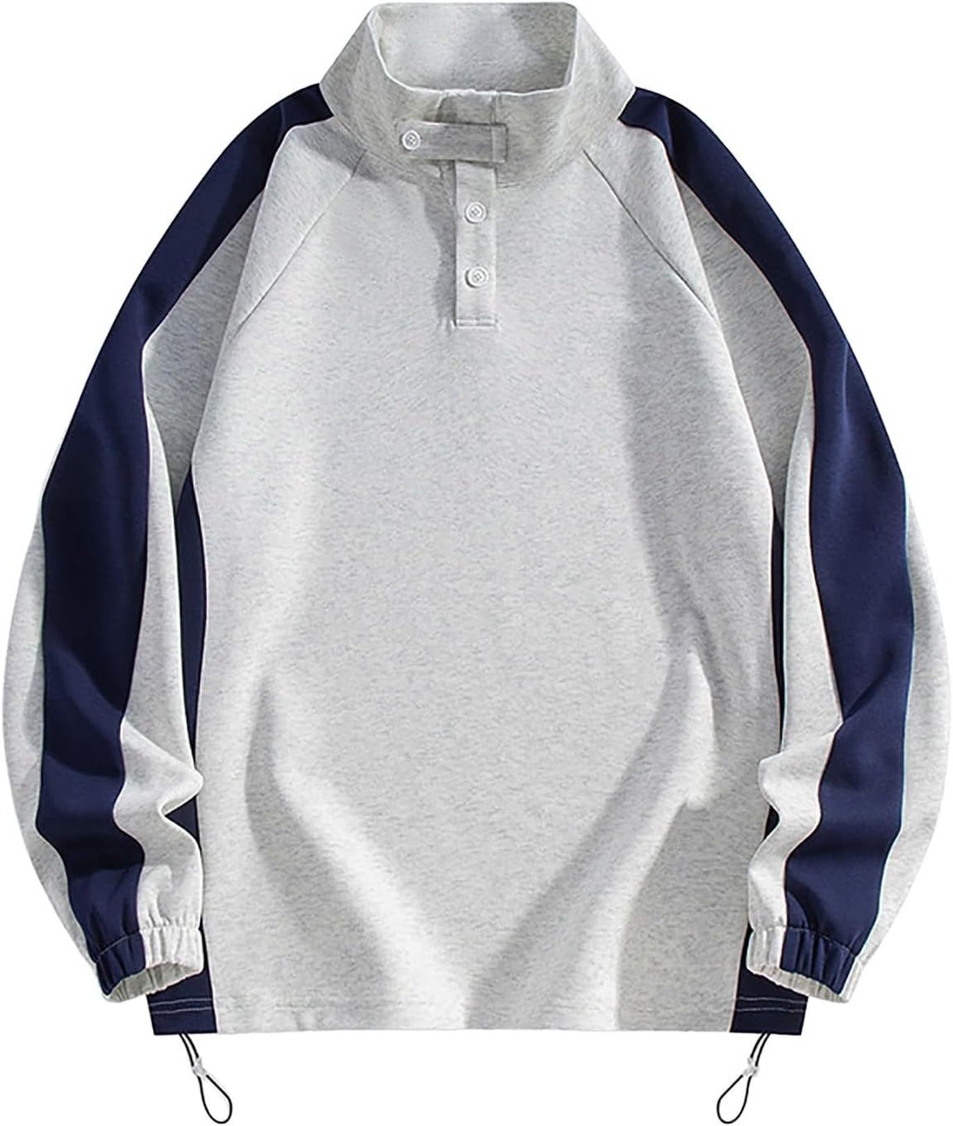 トレーナー メンズ 長袖Tシャツ 秋 おしゃれ スウェットシャツ カジュアル ボタン プルオーバー 通気性 快適 カットソー おしゃれ ロングtシャツ 薄手 春秋冬 高伸縮性 アウトドア スポーツ ト