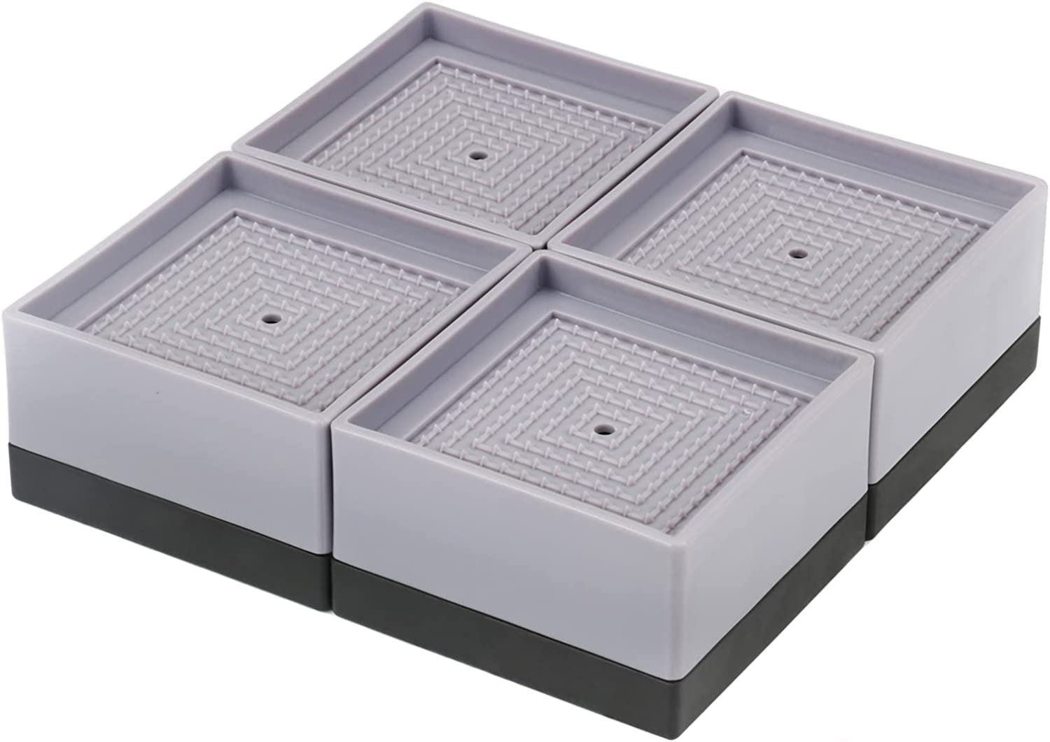 洗濯機用かさ上げ台 防振ゴム 洗濯機・乾燥機・冷蔵庫用置き台 高さ調節 重ねて使用可能 振動 異音吸収..