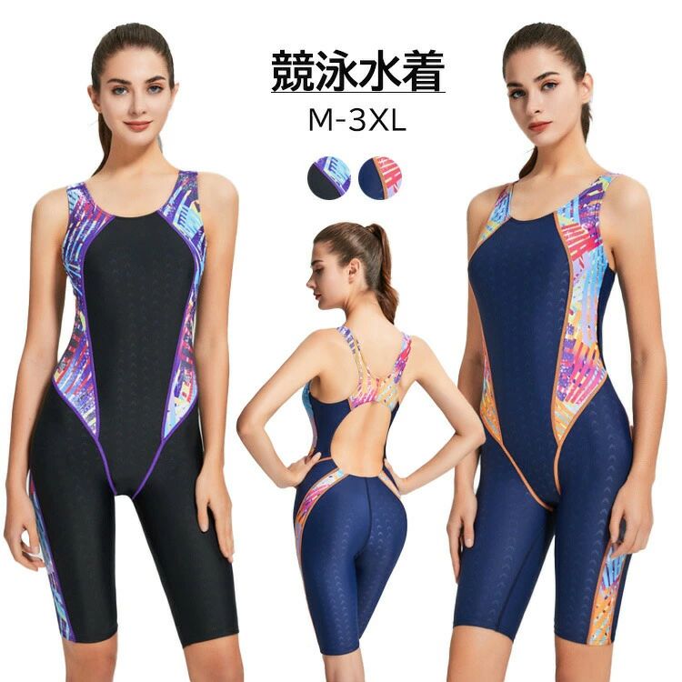 商品説明商品名この競泳水着は、女性のためにデザインされたフィットネス用のワンピース水着です。スリムなデザインで体型をカバーしつつ、動きやすさを追求しています。胸パッド付きで安心感もばっちり。ジュニアや女の子にもぴったりで、練習用としても最適です。カラーはブルーとブラックの2色展開で、サイズもMから3XLまで豊富に揃っています。これで、プールでの練習がもっと楽しくなりますよ！素材ナイロン、スパンデックス、ポリエステル生産国中国セット内容水着単品サイズM-3XL注意PC環境・光の具合により、色や素材のイメージが写真と若干異なる場合がございます。モデル・写真に使用されているアクセサリー・小物は別途記載が無い限り付属いたしません。商品に不良があった場合は、商品到着から5日以内にご連絡いただければご返金・交換対応させて頂きます。商品のサイズは、全て平置きにて外寸を測定しております。商品によっては+-0.5cm・1cmの誤差が発生してしまう場合がございます。該当商品は他店と在庫共有です。タイミングにより、在庫ズレが生じる場合がございます。予めご了承ください。 不良品についての説明基づいて掲載しています商品説明商品名この競泳水着は、女性のためにデザインされたフィットネス用のワンピース水着です。スリムなデザインで体型をカバーしつつ、動きやすさを追求しています。胸パッド付きで安心感もばっちり。ジュニアや女の子にもぴったりで、練習用としても最適です。カラーはブルーとブラックの2色展開で、サイズもMから3XLまで豊富に揃っています。これで、プールでの練習がもっと楽しくなりますよ！素材ナイロン、スパンデックス、ポリエステル生産国中国セット内容水着単品サイズM-3XL注意PC環境・光の具合により、色や素材のイメージが写真と若干異なる場合がございます。モデル・写真に使用されているアクセサリー・小物は別途記載が無い限り付属いたしません。商品に不良があった場合は、商品到着から5日以内にご連絡いただければご返金・交換対応させて頂きます。商品のサイズは、全て平置きにて外寸を測定しております。商品によっては+-0.5cm・1cmの誤差が発生してしまう場合がございます。該当商品は他店と在庫共有です。タイミングにより、在庫ズレが生じる場合がございます。予めご了承ください。 不良品についての説明基づいて掲載しています