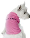 Only Child Pink Tank犬用タンクトップ