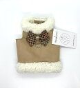 ★Susan Lanci/スーザンランシー★Bowzer with Nouveau bow犬用スワロフスキコートFawn×Chocolate Glen Houn...