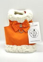 ★Susan Lanci/スーザンランシー★Bowzer with Nouveau bow犬用スワロフスキコートOrange×Orange with Gold ...