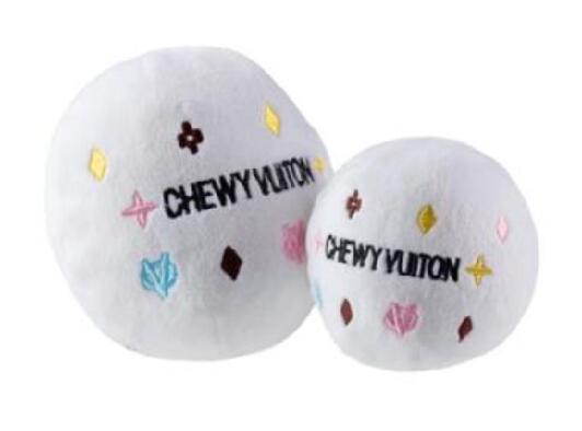 ★Haute Diggity Dog/オートディギティドッグ★White Chewy Vuiton Ball