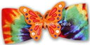 犬用ヘアボウ(髪留め)Butterfly Orange