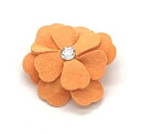 ★Susan Lanci★スーザンランシーTinkies Garden Hair Bow_Tangerine犬用ヘアボウ