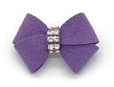 ★Susan Lanci★スーザンランシーNouveau Hair Bowペット用髪留め_ウルトラバイオレット