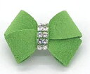 ★Susan Lanci★スーザンランシーNouveau Hair Bowペット用髪留め_グリーン
