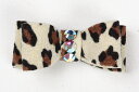 ★Susan Lanci★スーザンランシーPlain Hair Bowペット用髪留め_ライトチータ