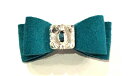 ★Susan Lanci★スーザン ランシーBig Bow Hair Bowペット用髪留めモンテゴブルー