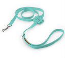 ★Susan Lanci★スーザンランシーTinkies Garden Flower Leash_ビミニブルースワロフスキ付きリード